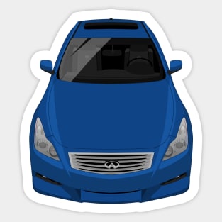 G37 Coupe 4th gen 2010-2015 - Blue Sticker